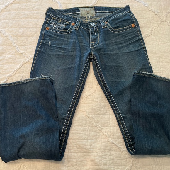 Big Star jeans LIV 29R See photos frayed hem EUC smoke free worn a few times. - Picture 1 of 8